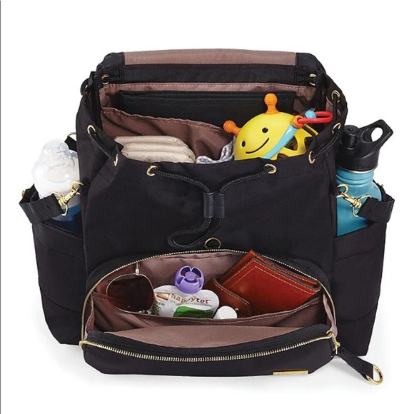Skip Hop Chelsea Downtown Chic Multi Compartment Backpack Diaper Bag - Picture 3 of 15